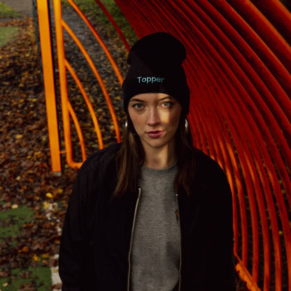 Embroidered Beanie "Topper"
