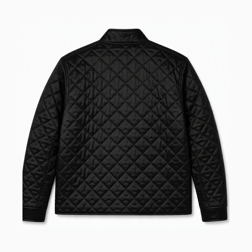 Quilted Full‑Zip Jacket — Crown