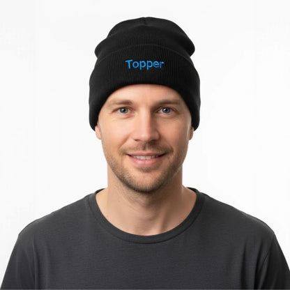 Embroidered Beanie "Topper"