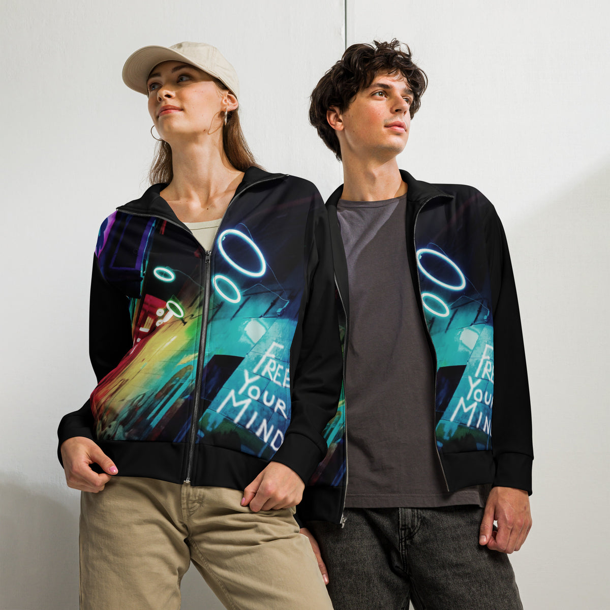 Unisex track jacket "Free your Mind"