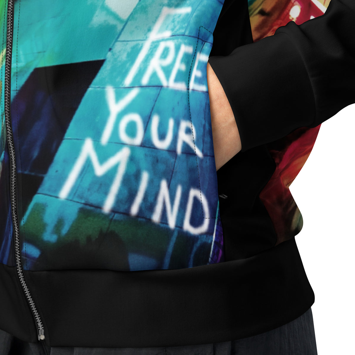 Unisex track jacket "Free your Mind"