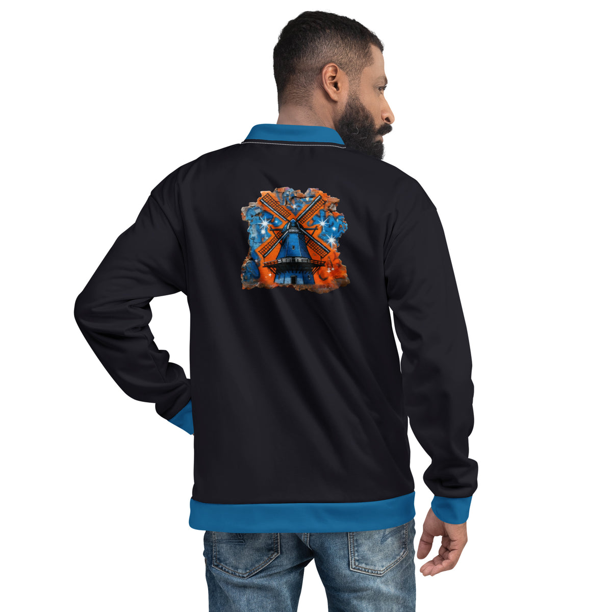 Unisex Bomber Jacket "Keep spinning"