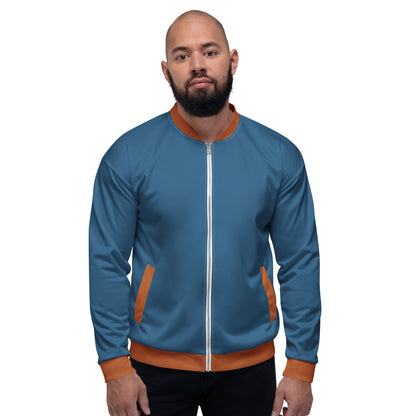 Unisex Bomber Jacket "Pedal through Life"