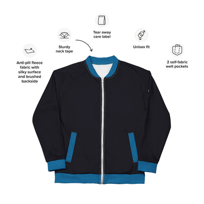 Unisex Bomber Jacket "Keep spinning"