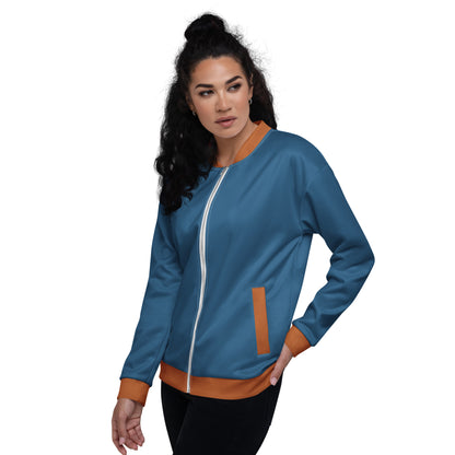 Unisex Bomber Jacket "Pedal through Life"