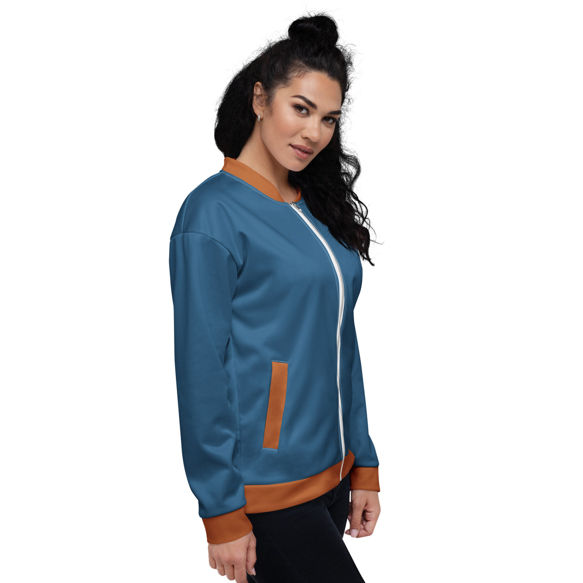 Unisex Bomber Jacket "Pedal through Life"