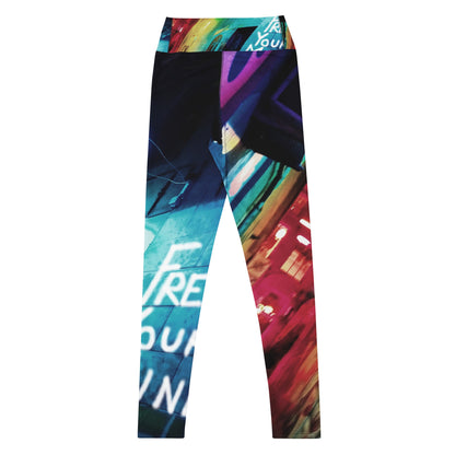 Yoga Leggings "FREE YOUR MIND" Albumcover