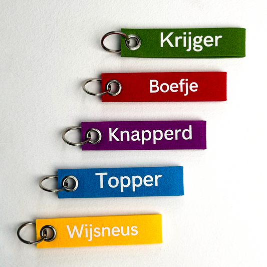 Nickname Felt Keychain