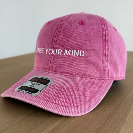 Vintage Cotton Twill Cap "FREE YOUR MIND" SALE