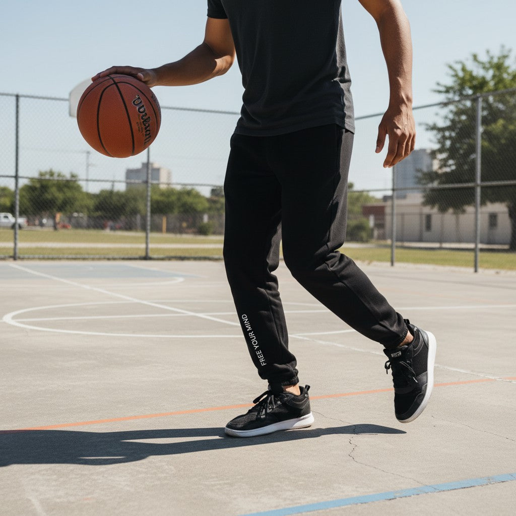 Heavyweight sweatpants "FREE YOUR MIND"