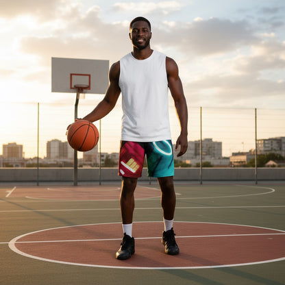 Unisex mesh shorts "FREE YOUR MIND" Albumcover