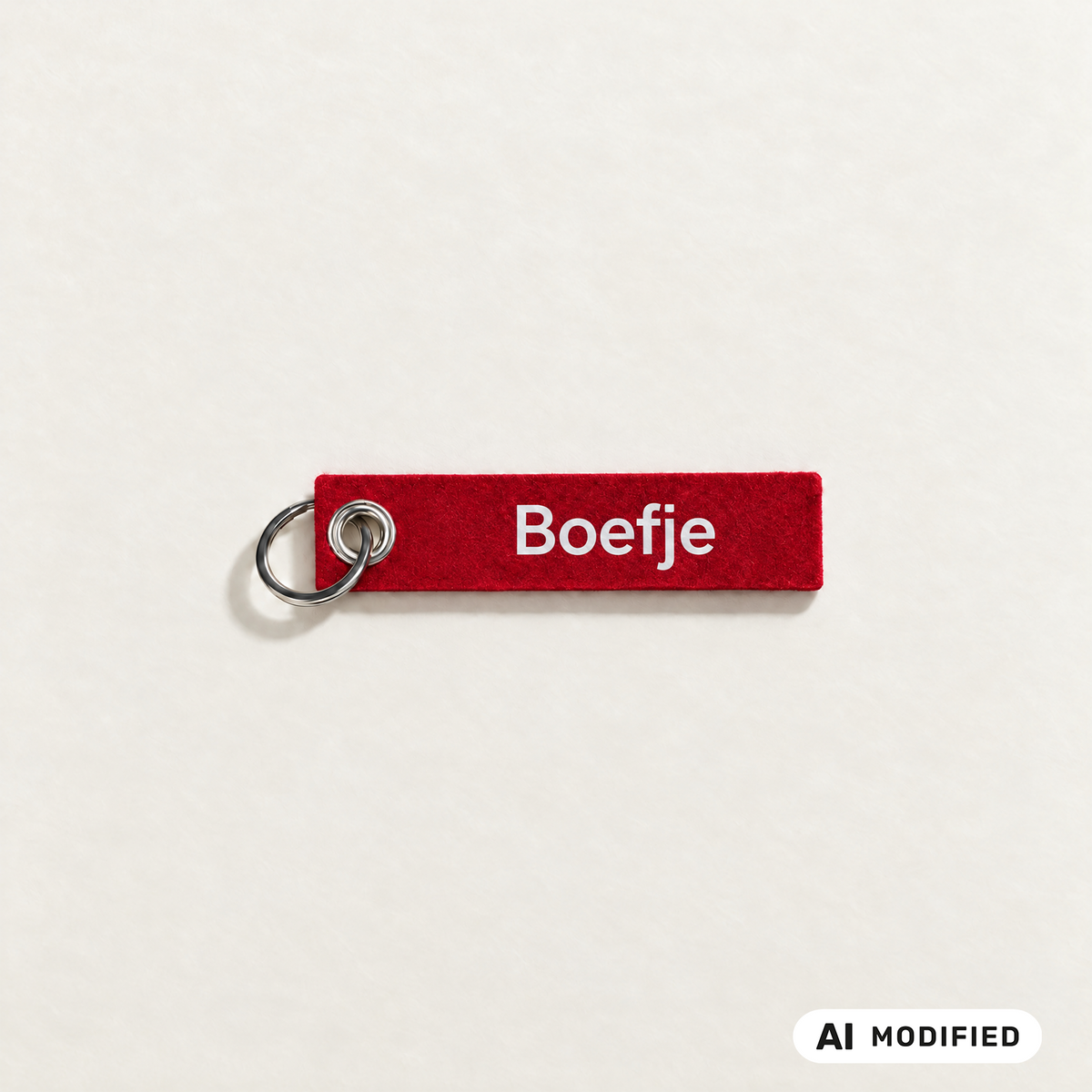 Nickname Felt Keychain