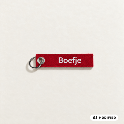 Nickname Felt Keychain