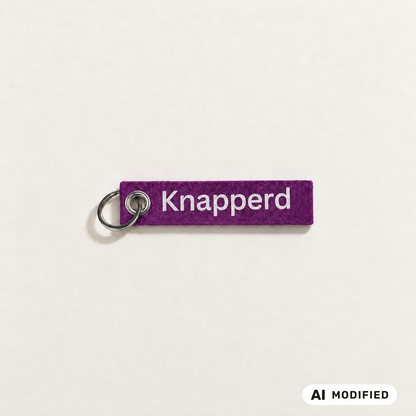 Nickname Felt Keychain
