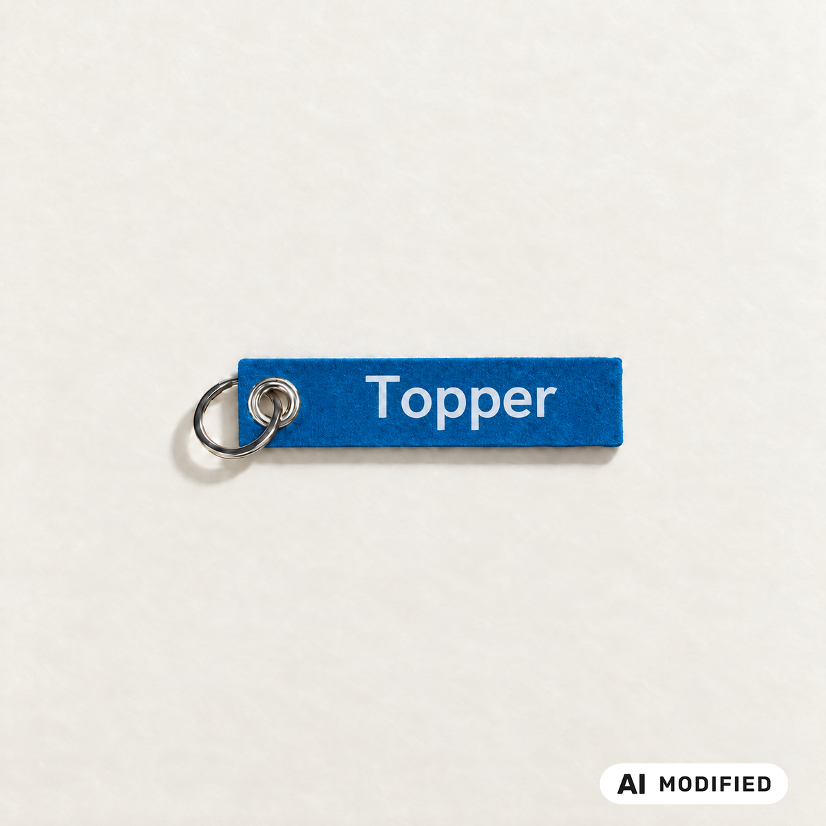 Nickname Felt Keychain