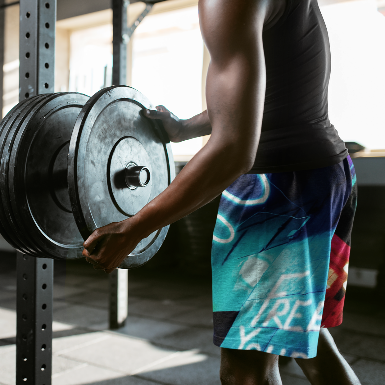 Unisex mesh shorts "FREE YOUR MIND" Albumcover