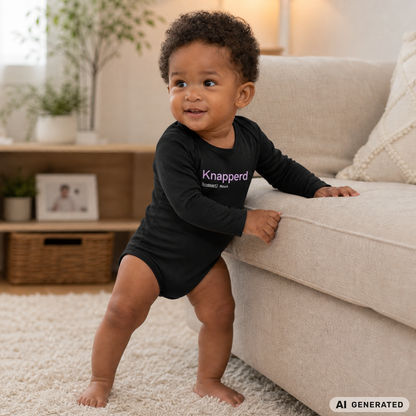Baby Long-Sleeve Organic Bodysuit "Knapperd"