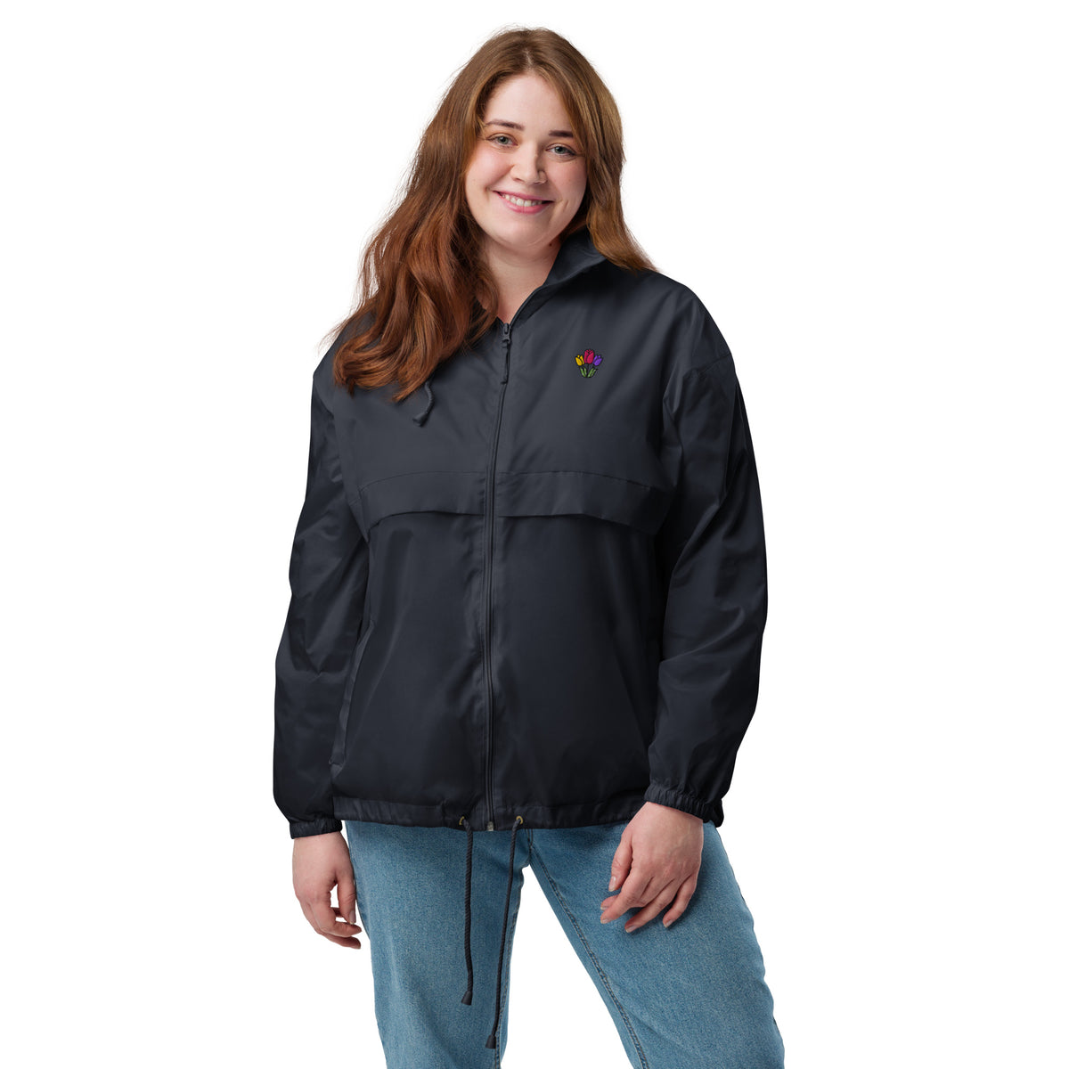 Unisex windbreaker Tulips
