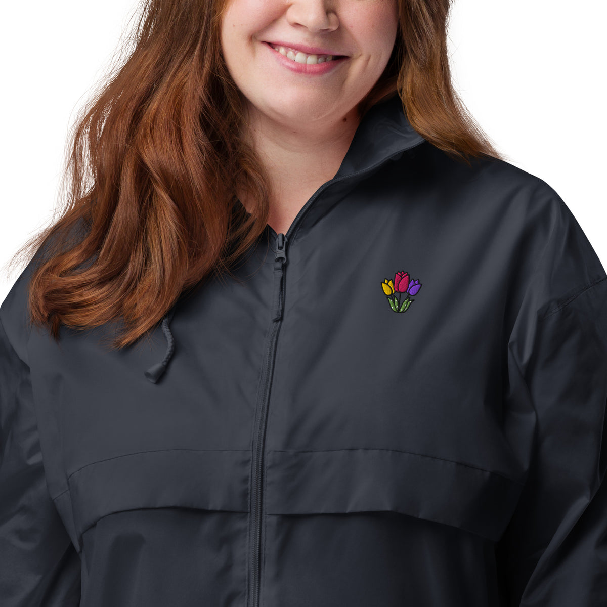 Unisex windbreaker Tulips